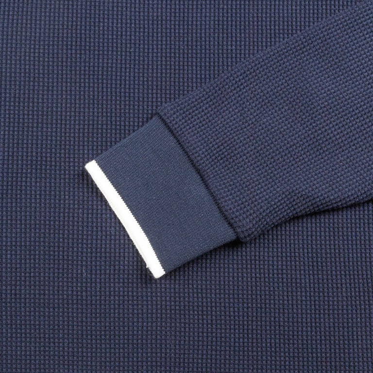 Drole de Monsieur Le T-Shirt Waffle - XL / Navy - 3