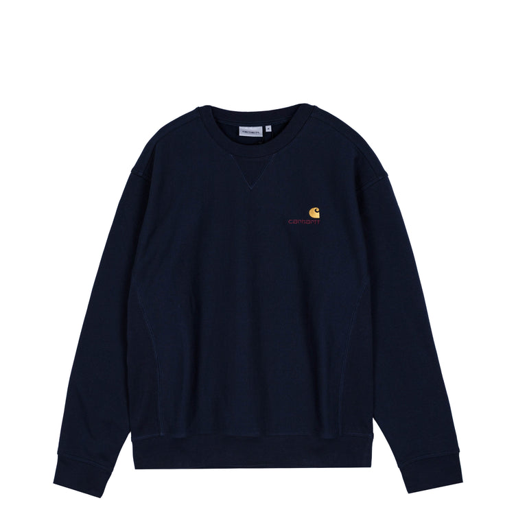 Carhartt WIP American Script Sweat - L / Deep Night
