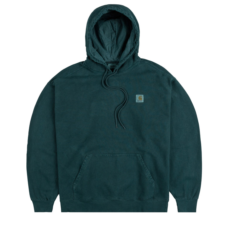 Carhartt WIP Hooded Vista Sweat - S / Deep Lagoon Garment Dyed - 1