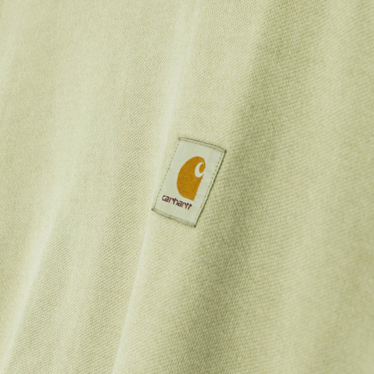Carhartt WIP Nelson Sweat - M / Gentle Green Garment Dyed - 3