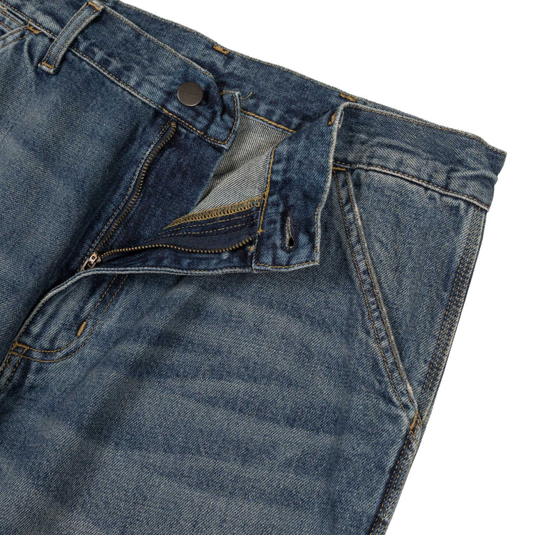 Carhartt WIP Single Knee Pant - 30 / Blue Worn / Used Wash - 3