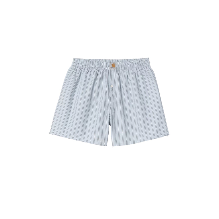Carhartt WIP Cotton Boxer - S / Grimsby Stripe / Blue Fog
