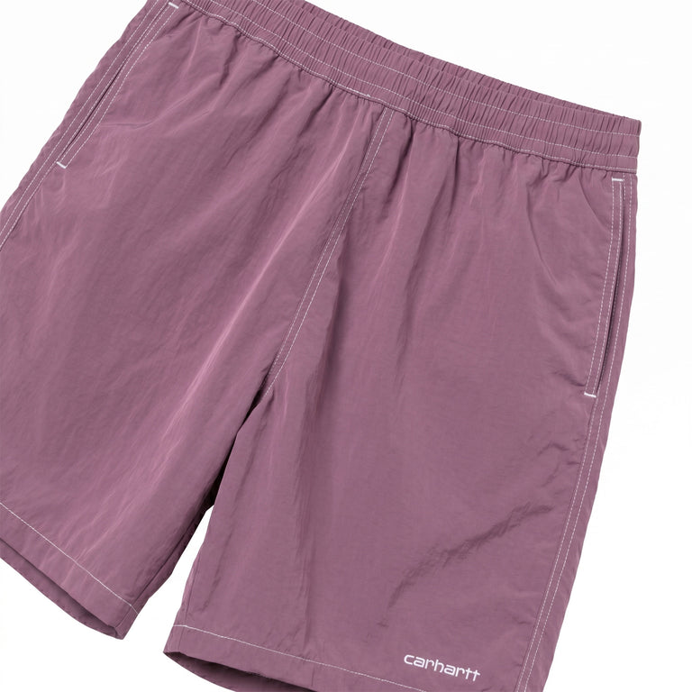 Carhartt WIP Canby Swim Trunks - L / Gentle Purple / White - 3