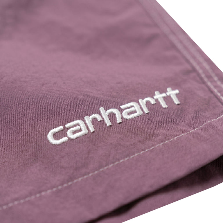 Carhartt WIP Canby Swim Trunks - L / Gentle Purple / White - 4