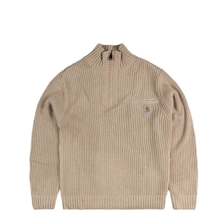 Carhartt WIP Detroit Half Zip Sweater - S / Fleur De Sel - 1