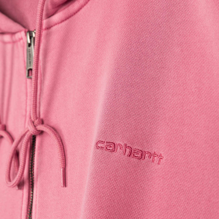 Carhartt WIP Hooded Benton Sweat Jacket - S / Primrose Garment Dyed - 4