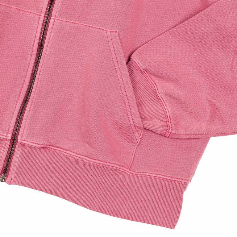 Carhartt WIP Hooded Benton Sweat Jacket - S / Primrose Garment Dyed - 5