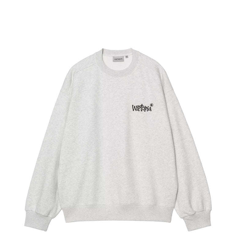 Carhartt WIP Wiptopia Sweatshirt - S / Ash Heather - 2