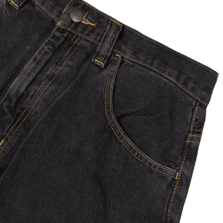 Carhartt WIP Brandon Pant - S / Black Stone Washed - 3