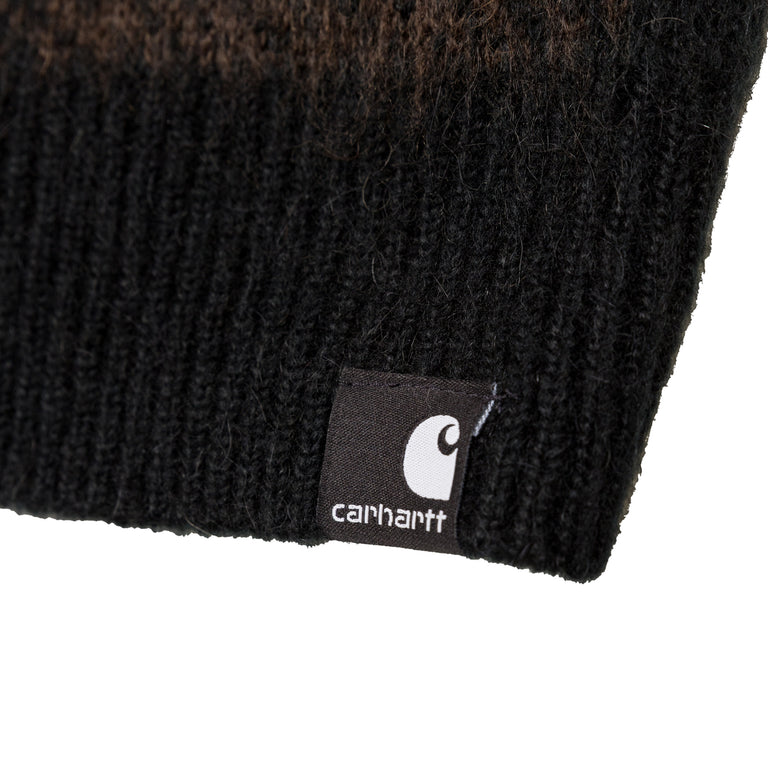 Carhartt WIP Everson Cardigan - XL / Everson Jacquard / Black - 4
