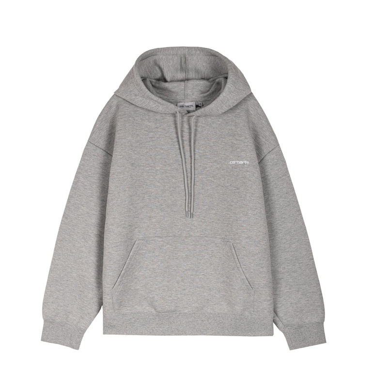 Carhartt WIP Hooded Alda Sweat - XL / Grey Heather / White
