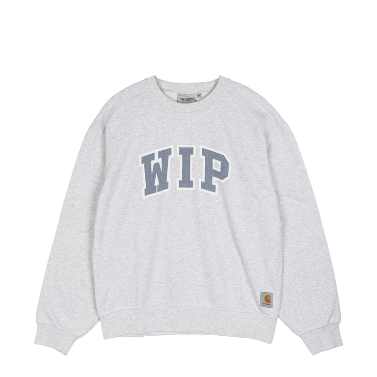 Carhartt WIP Wip III Sweat - M / Ash Heather Heavy Stone Wash
