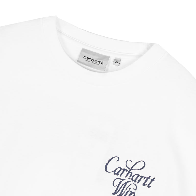 Carhartt WIP Vestige T-Shirt - M / White Stone Washed - 3