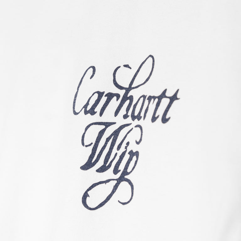 Carhartt WIP Vestige T-Shirt - M / White Stone Washed - 4