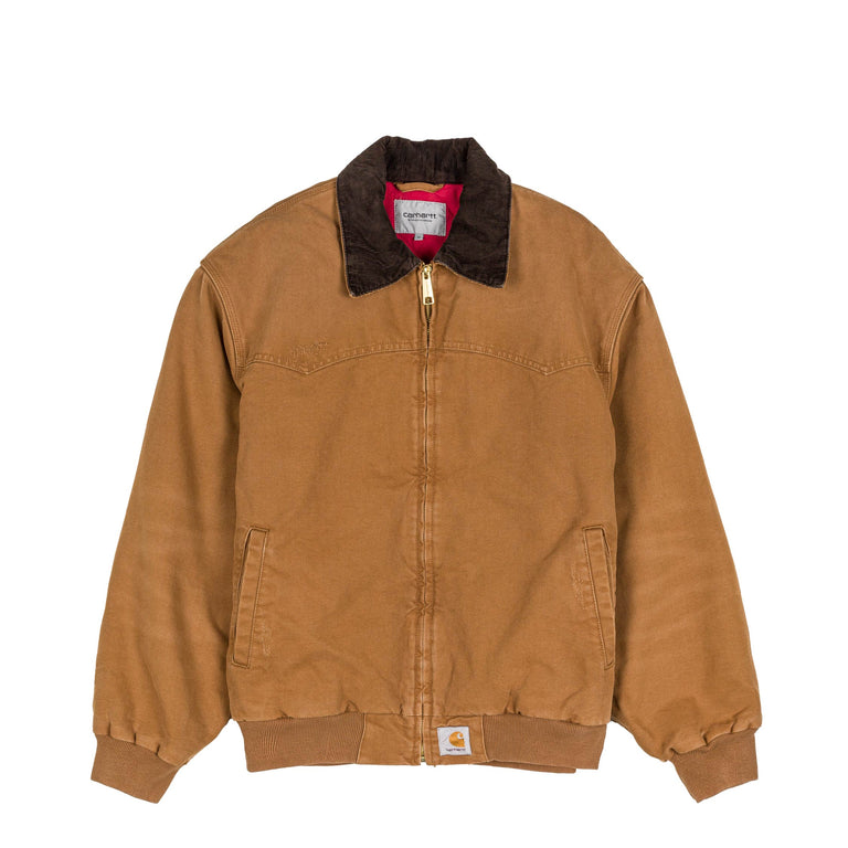 Carhartt WIP OG Santa Fe Jacket - M / Hamilton Brown / Tobacco Grind Wash - 1