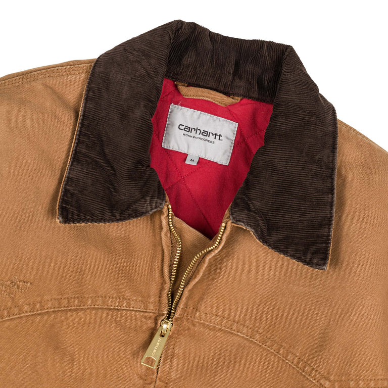 Carhartt WIP OG Santa Fe Jacket - M / Hamilton Brown / Tobacco Grind Wash - 2
