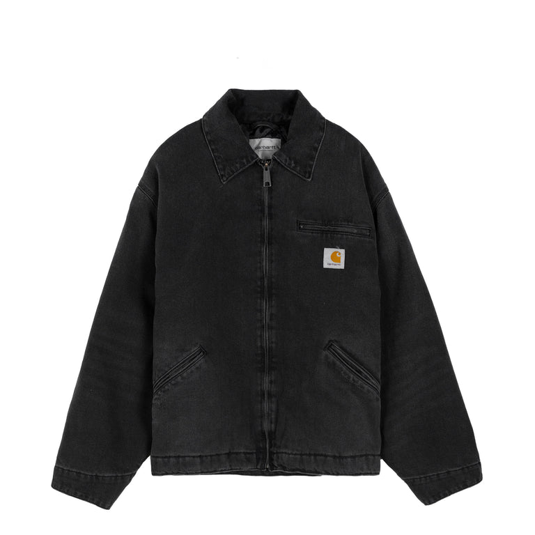 Carhartt WIP OG Detroit Jacket - XL / Black Grind Wash
