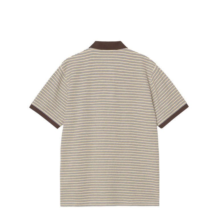 Carhartt WIP Dion Polo - M / Dion Stripe,Wax - 2