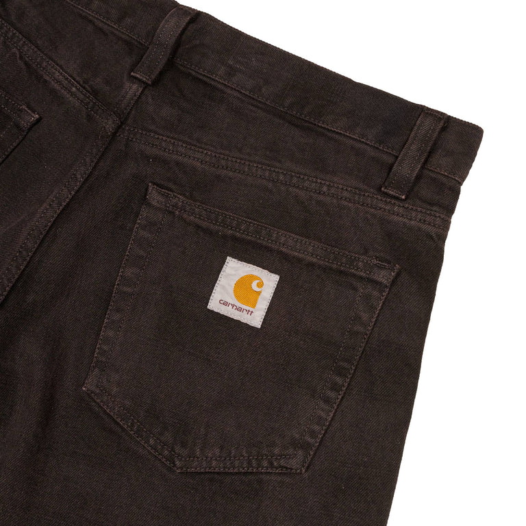 Carhartt WIP Everson Pant - 31 / Black / Palisander / Garment Dyed - 4