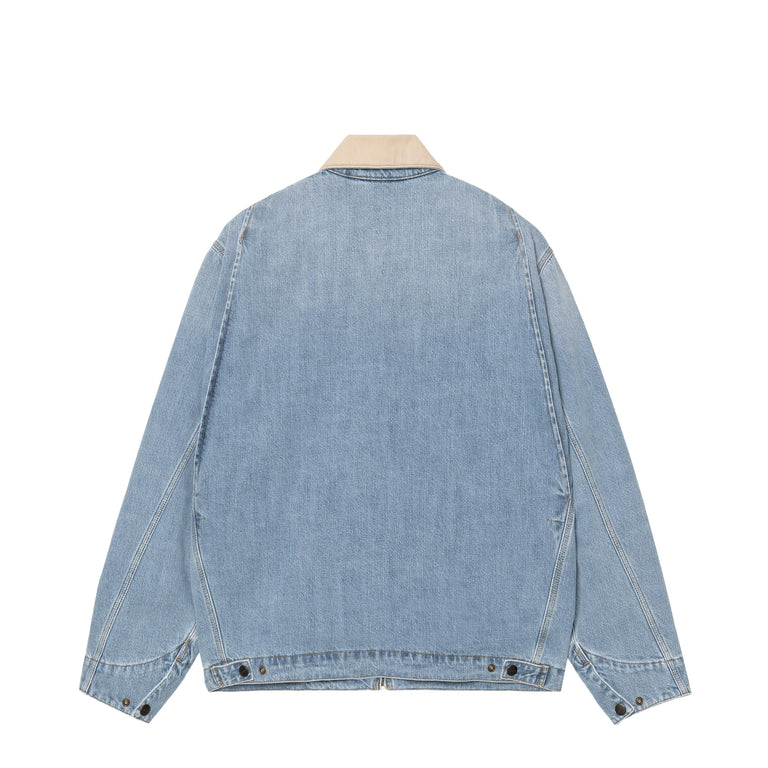 Carhartt WIP OG Detroit Jacket - M / Blue / Dusty H Brown burst washed - 3