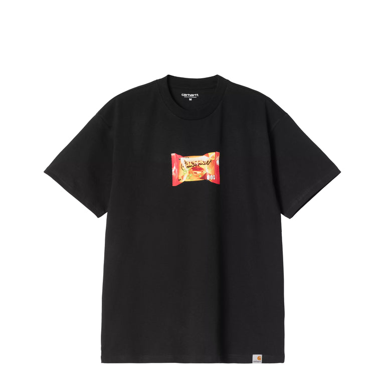 Carhartt WIP Road Side Snack T-Shirt - L / Black
