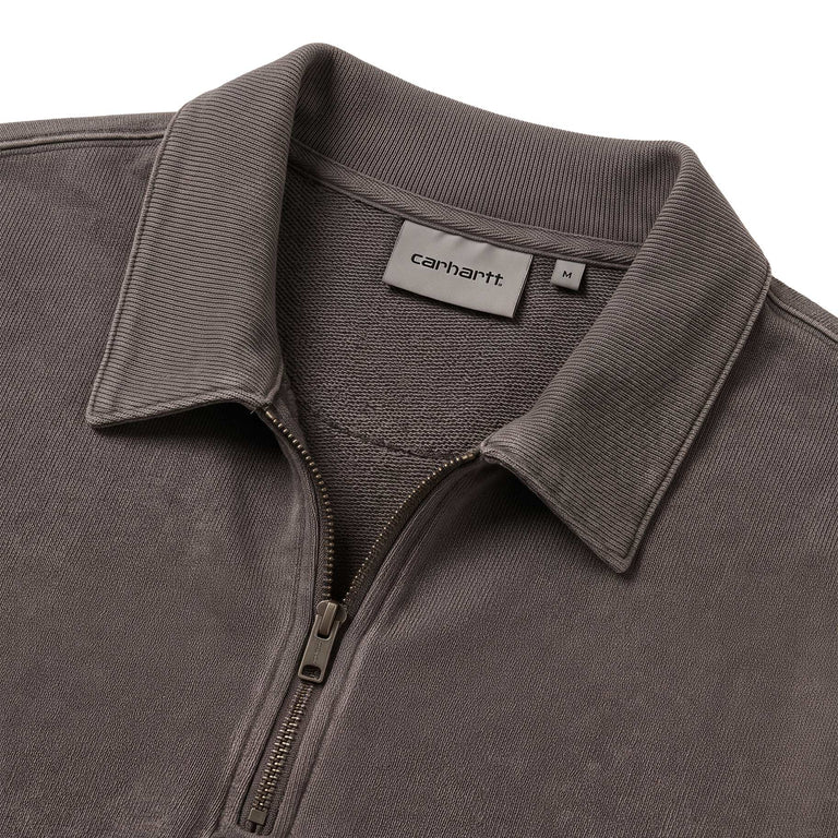 Carhartt WIP Harper Polo - S / Tobacco Garment Dyed - 3