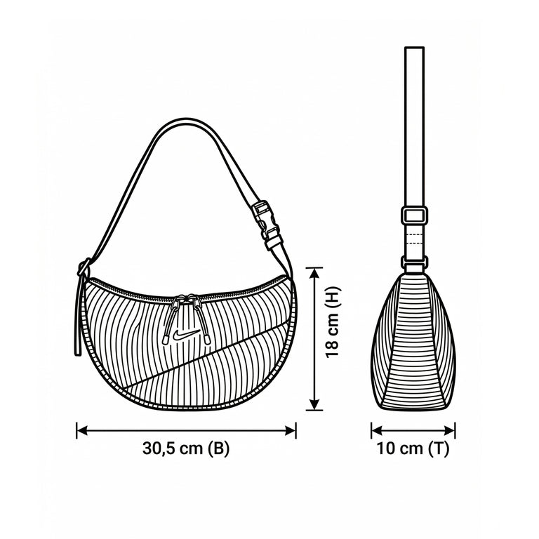 Aura Crescent Crossbody Bag - 5