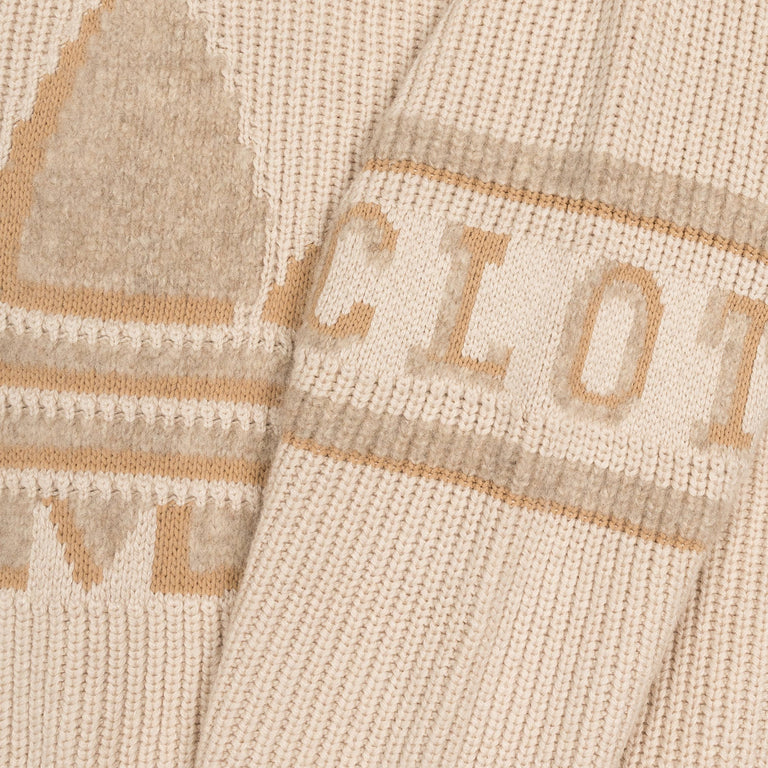 Adidas x Clot by Edison Chen SST Crochet Sweatshirt - L / Warm Sandstone - 3
