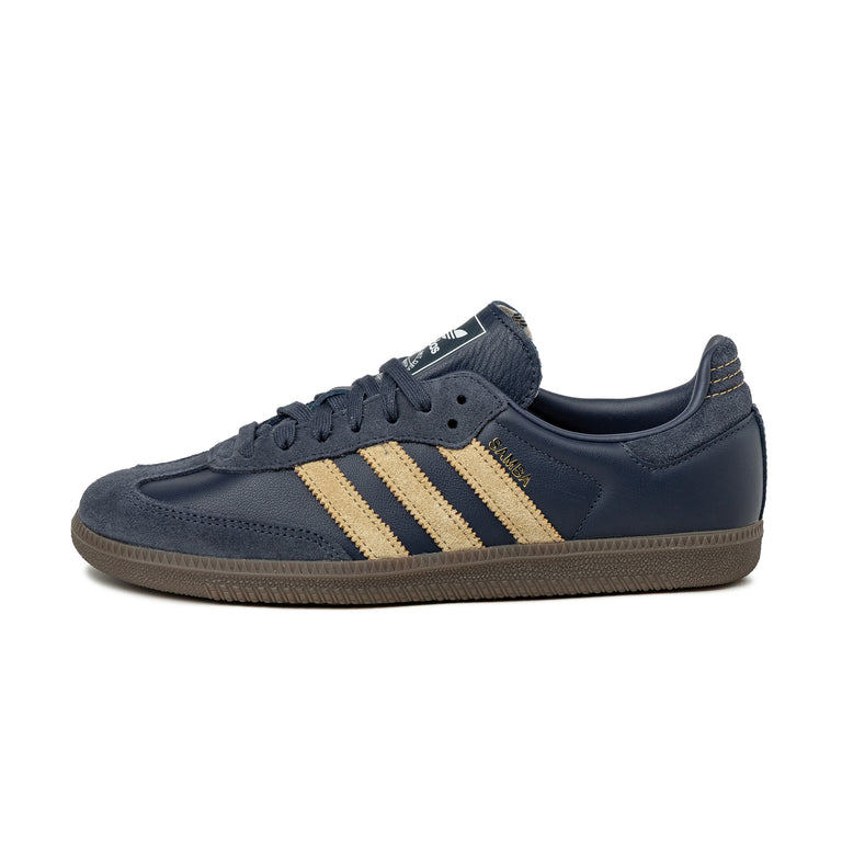 Adidas Samba OG - 42 2/3 / Shadow Navy / Golden Beige / Gum 5
