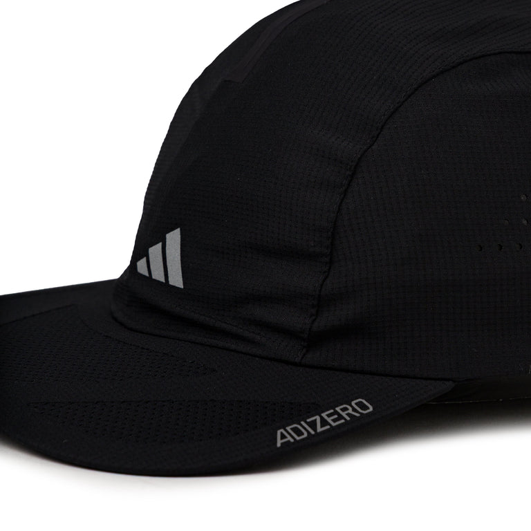 Adidas	Running x Adizero Lightweight CLIMACOOL Cap - L / Black / Reflective Silver - 2