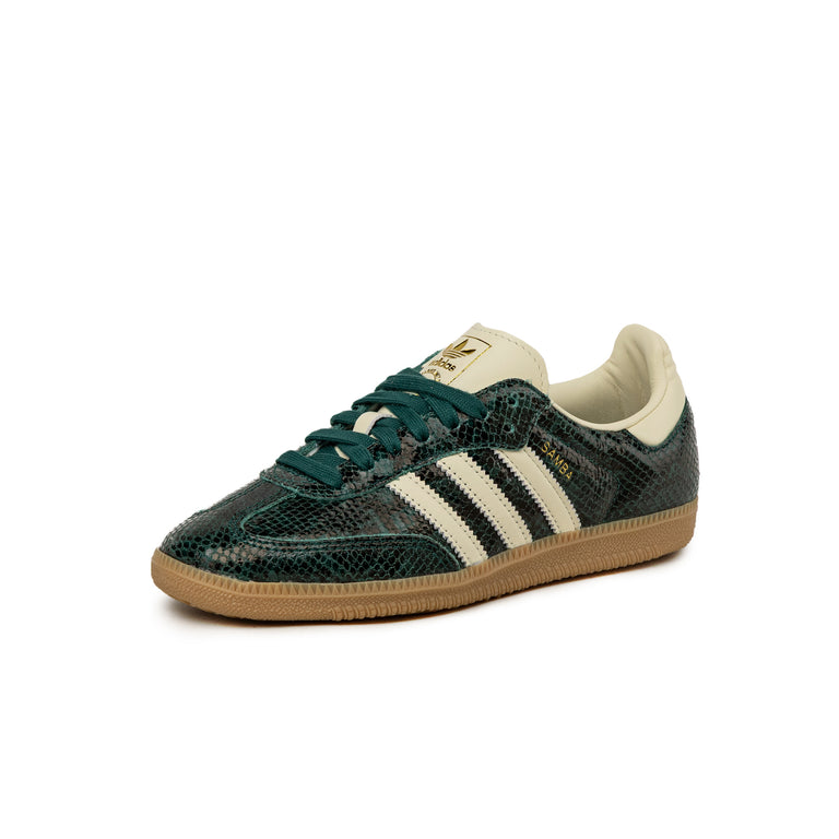 Adidas Samba OG W - 40 2/3 / Cream White / Cream White / Collegiate Green - 4