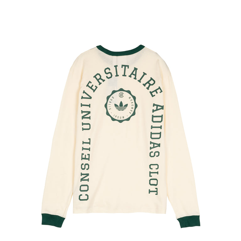Adidas x Clot by Edison Chen Longsleeve Tee - XXL / Cream White - 1