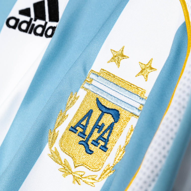 Adidas Argentina Home Jersey 2006 Messi - XXL / White - 4