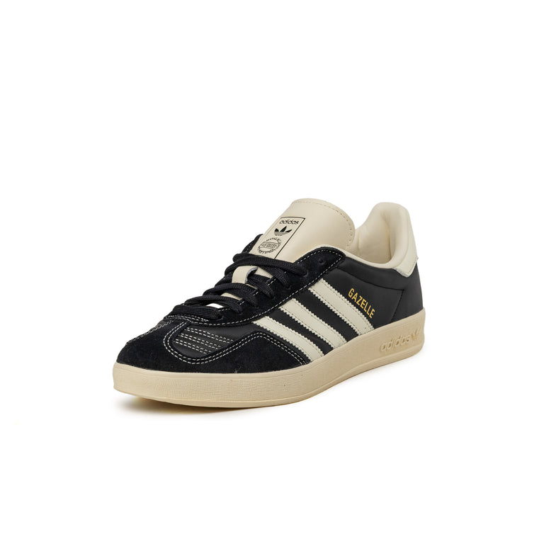 Adidas Gazelle Indoor - 40 2/3 / Core Black / Crew White / Gold Metallic - 2