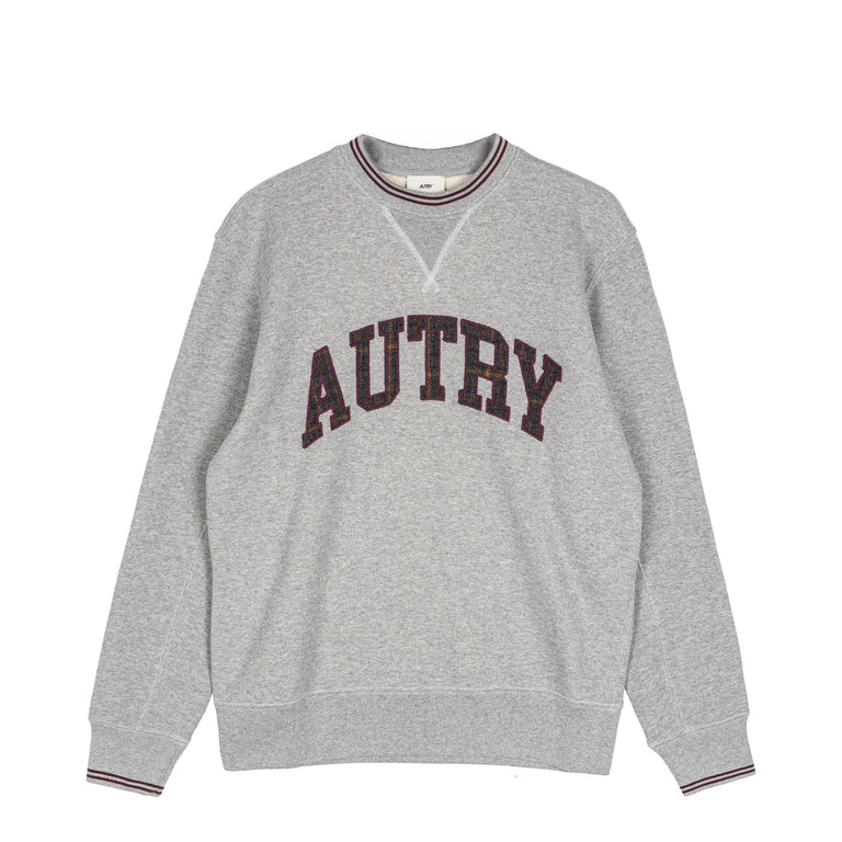 Autry College Check Sweatshirt - XXL / Dark Grey Melange - 1