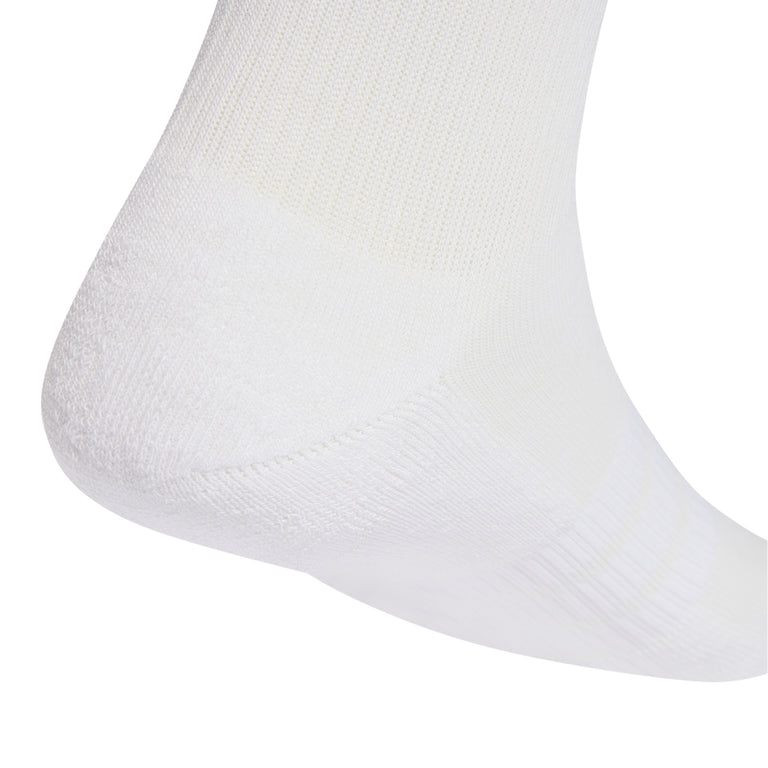 Adidas	Cushioned Crew Socks 3-Pack - XL / White / White / Black - 3