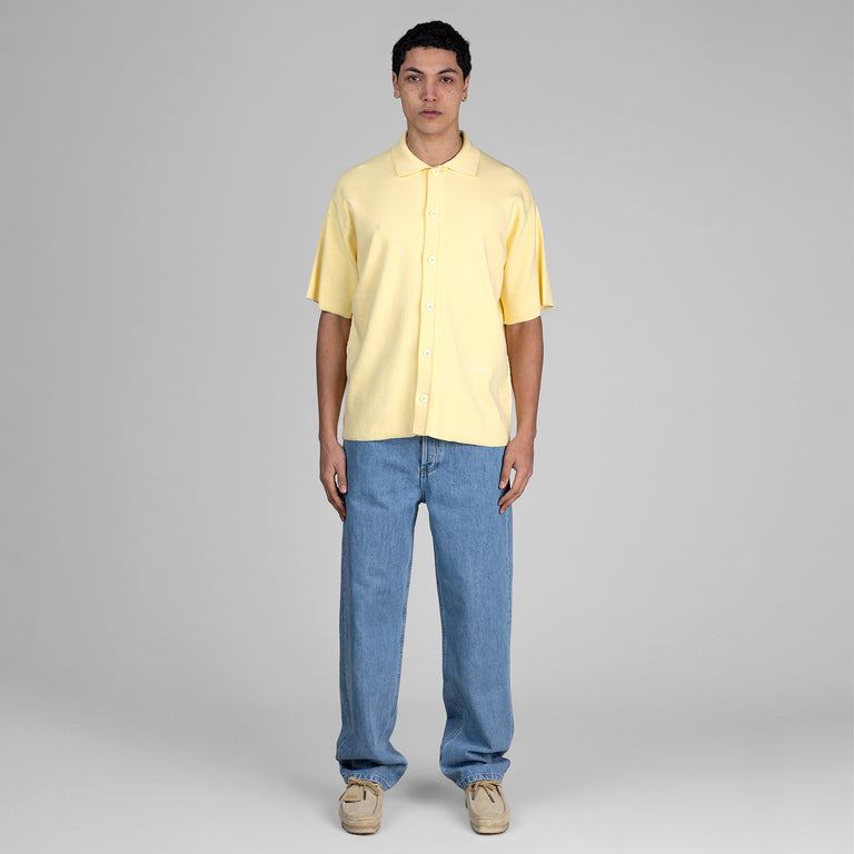 Autry Short Sleeve Knit Shirt - S / Lemonade - 2