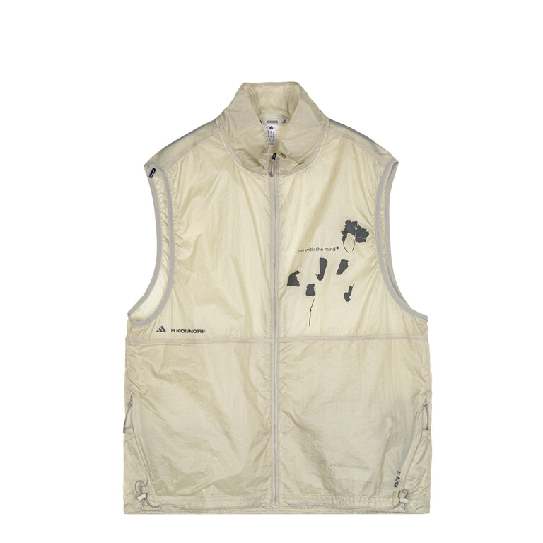 Adidas	x Hermanos Koumori Adi365 Running Vest - XXL / Putty Grey - 1