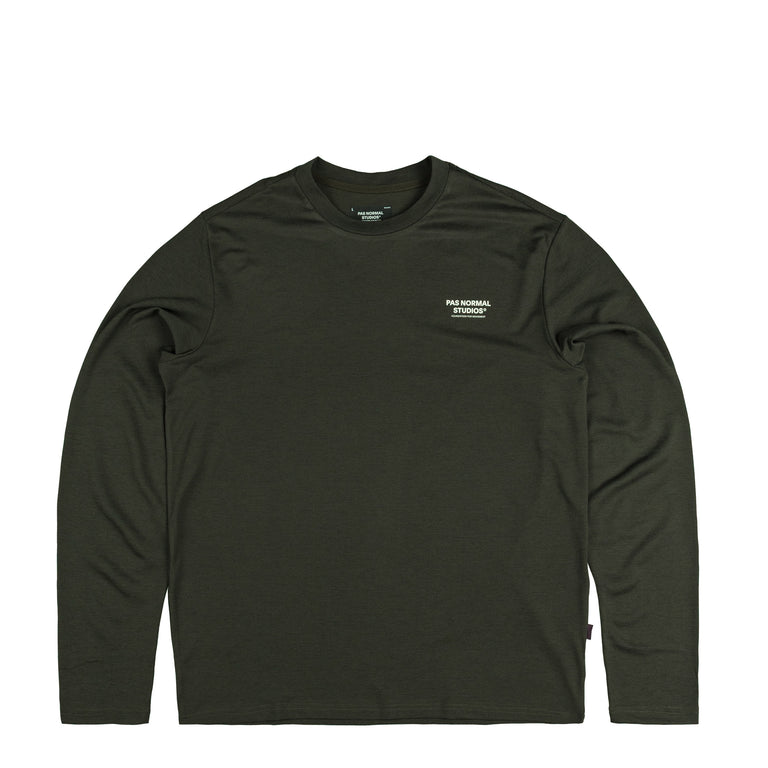 Pas Normal Studios	Balance Long Sleeve T-Shirt *No Distance Left To Run* - S / Dark Olive - 2