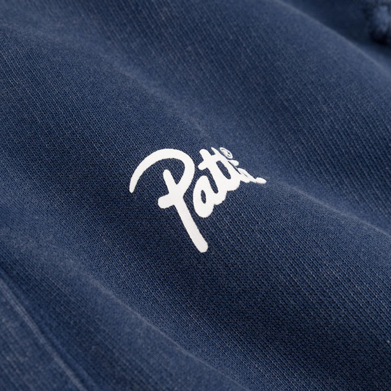 Patta Classic Acid Washed Straight Leg Jogging Pants - S / Estate Blue - 4