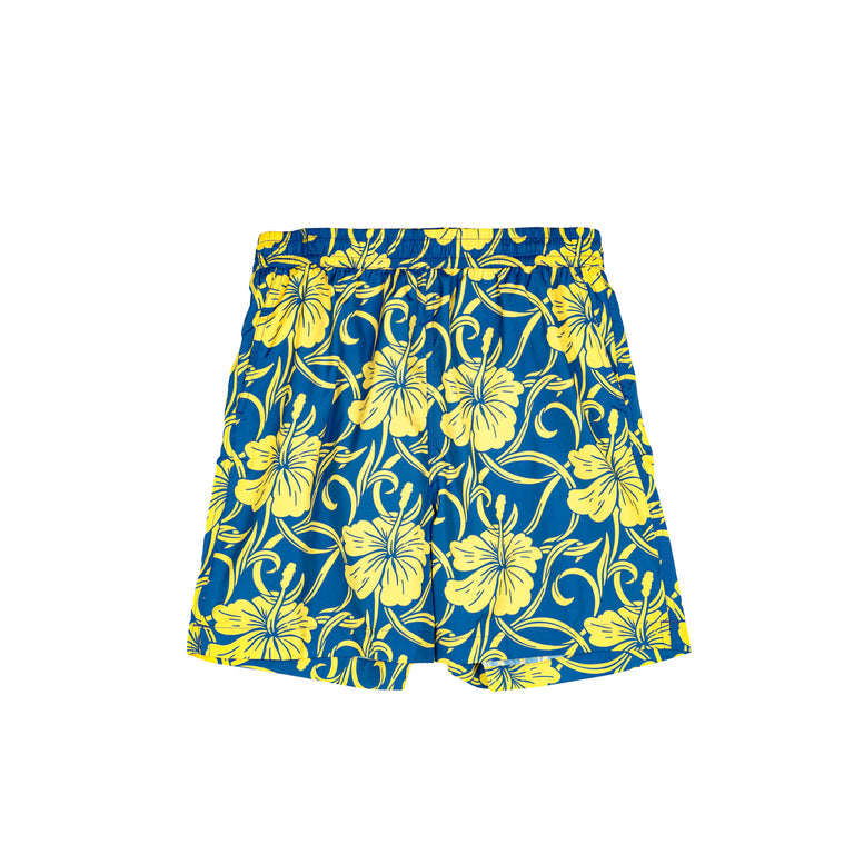 Drole de Monsieur Short Plage Hibiscus - L / Navy - 1