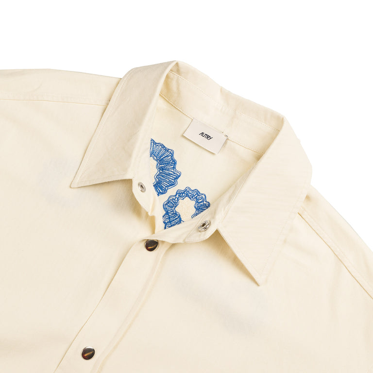 Autry Overshirt Jacket - M / Cream - 4