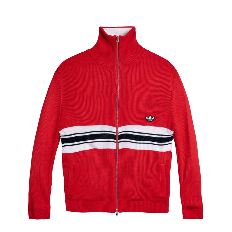 Adidas x Wales Bonner Wmns Knit Track Top - L / Better Scarlet

