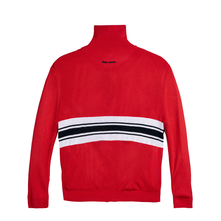 Adidas x Wales Bonner Wmns Knit Track Top - L / Better Scarlet - 2