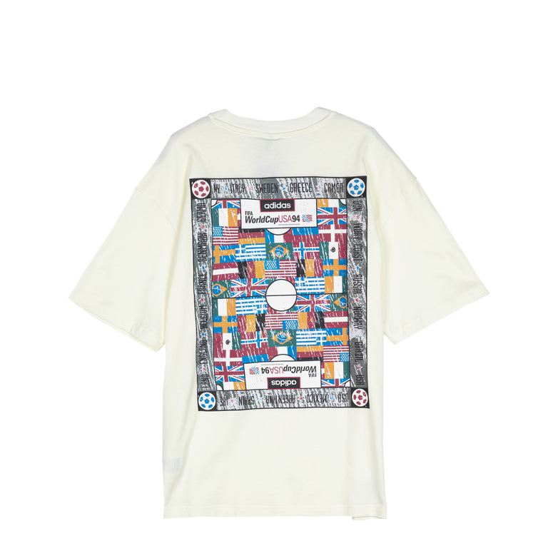 Adidas	Archive Country Flag T-Shirt - XL / Off White

