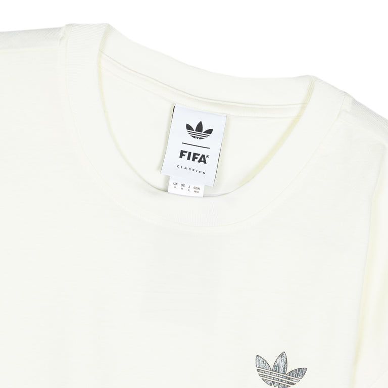 Adidas	Archive Country Flag T-Shirt - XL / Off White - 3