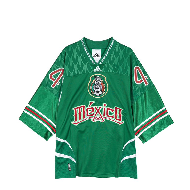 Adidas	Bringback Remixed Mexico Jersey - L / Bold Green / White / Better Scarlet
