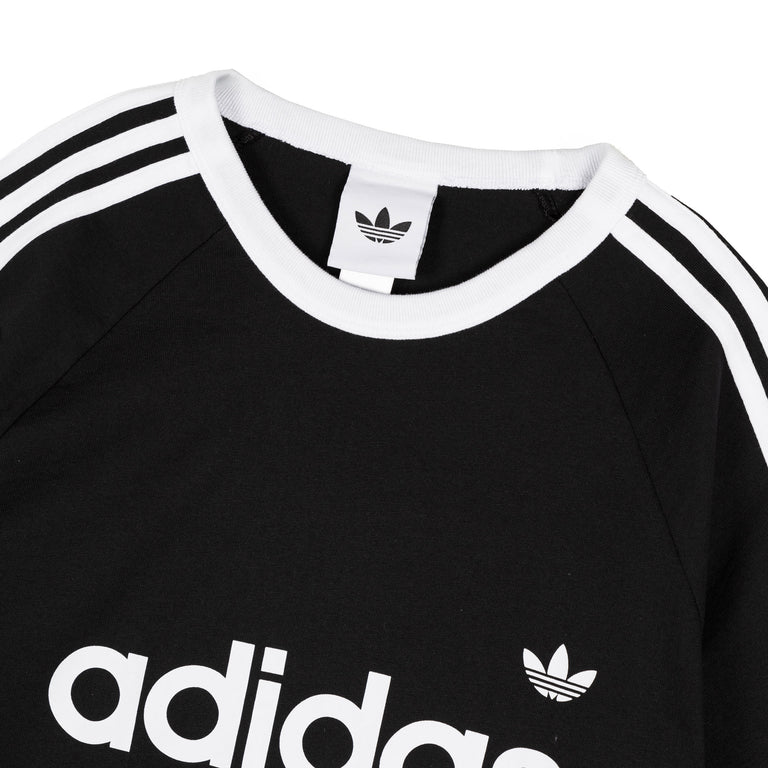 Adidas	3-Stripes Ringer Tee - M / Black - 2