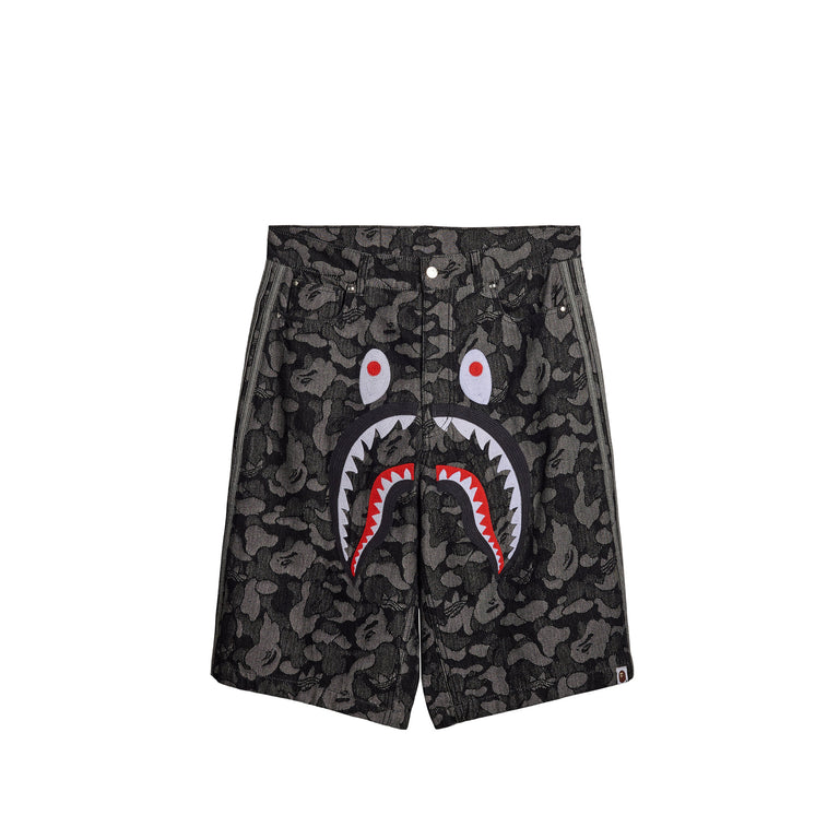 Adidas	x Bape Shark Denim Jorts - XXL / Black
