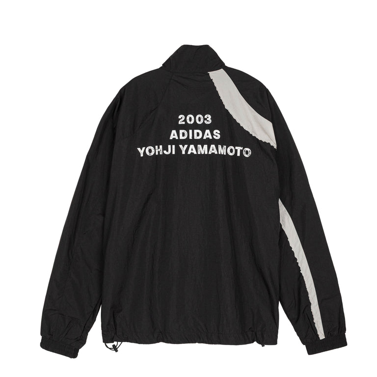 Adidas Y-3 Raw Edge 3 Stripes Nylon Shell Jacket - L / Black
